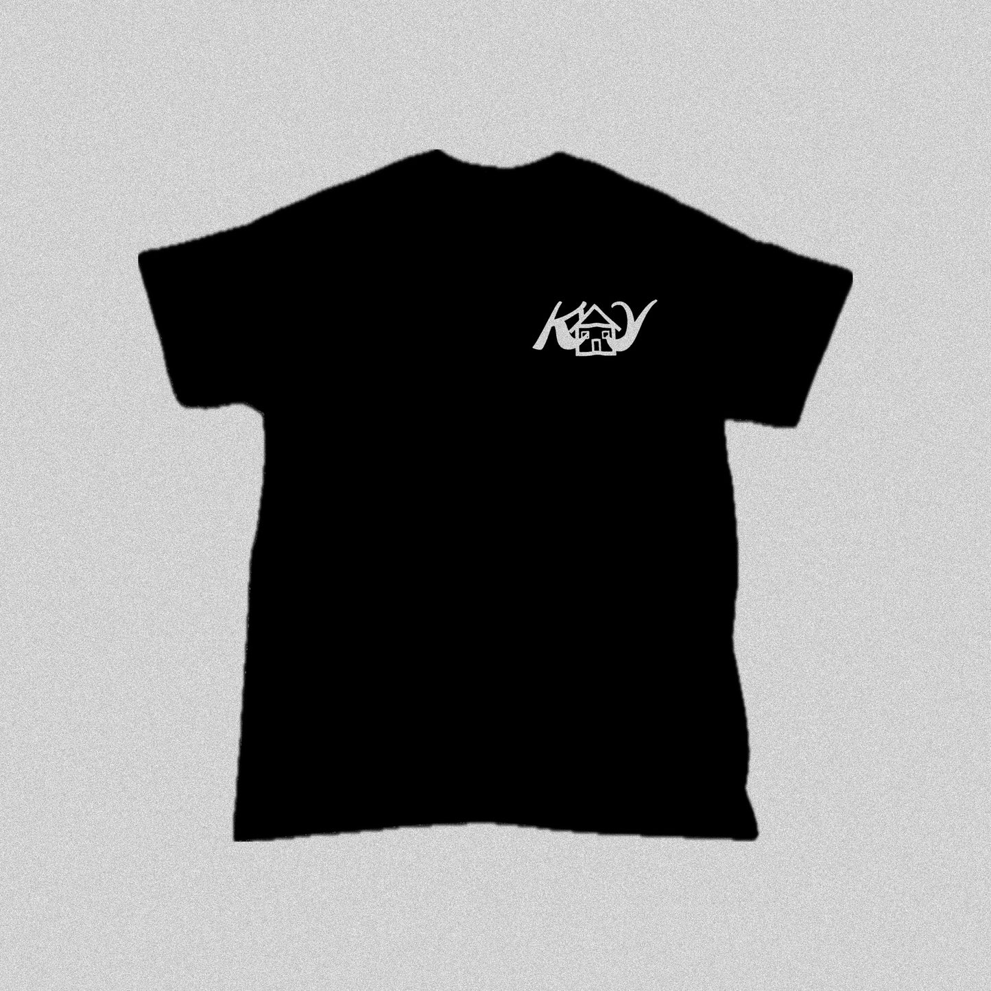 KAYYARD Classic Black Side Logo Tee