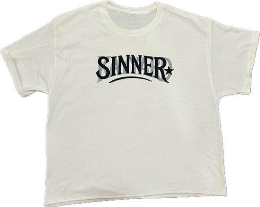 “SINNER.” Tee